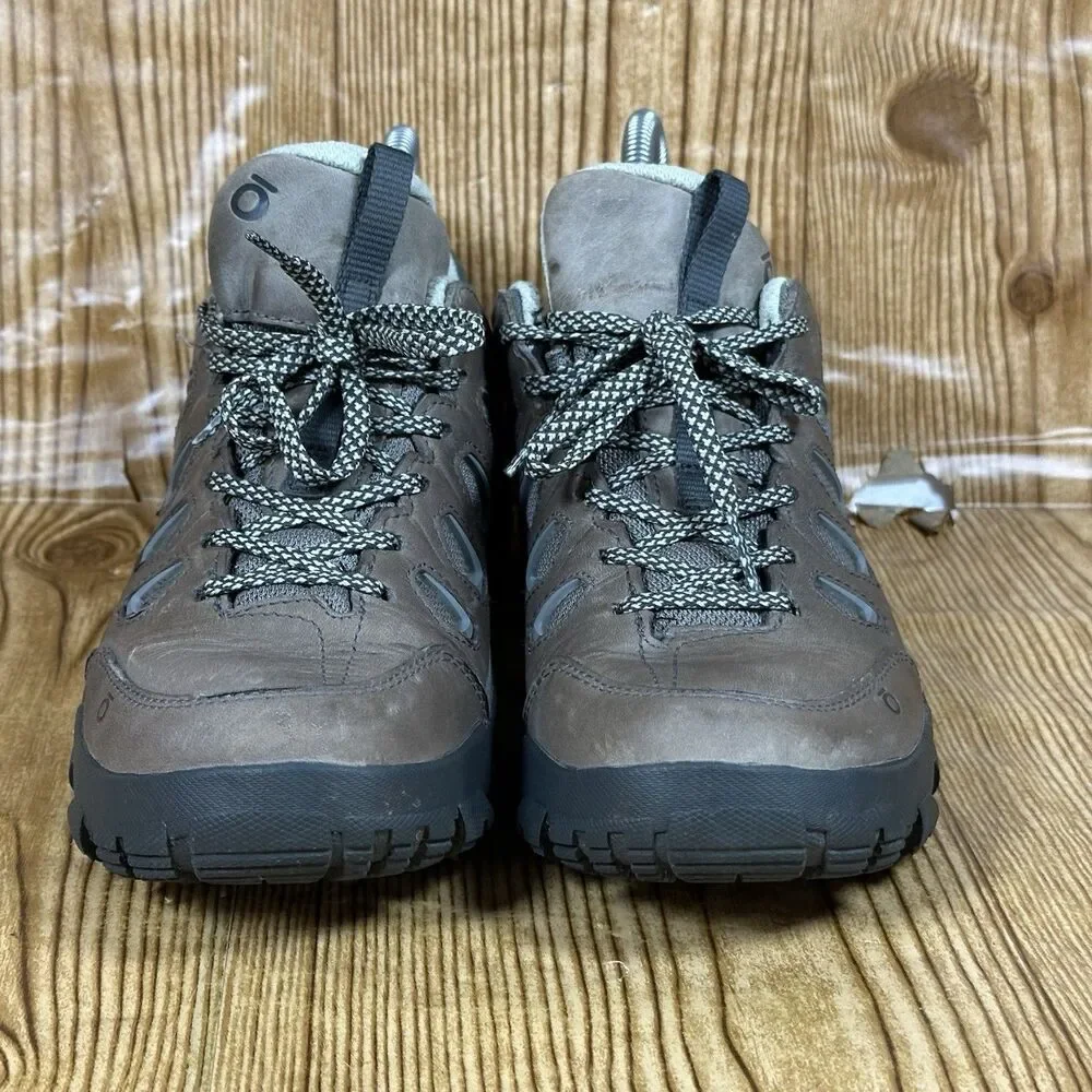 Oboz Women’s 7.5 Sawtooth X Brown B-Dry Waterproof Leather Low Hiking Trail Shoe